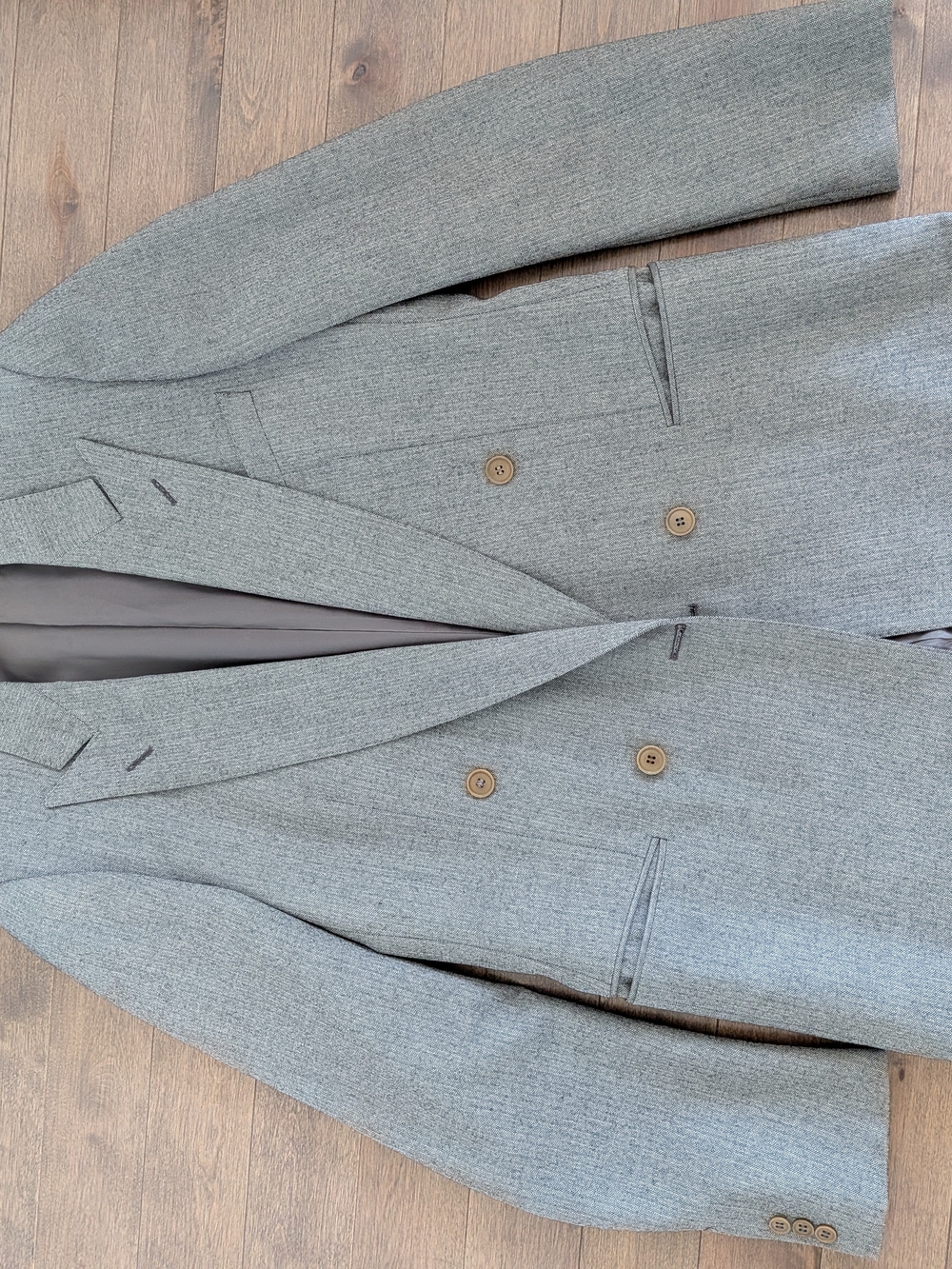 Ermenegildo Zegna Wool & Cashmere Double-Breasted Sport Coat